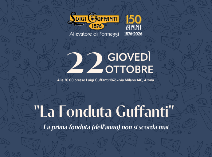 Cena: "La Fonduta Guffanti" - Giovedì 22 ottobre